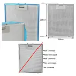 Britannia Dedietrich Hood Grease Filter Mesh 300x240 mm Metal Fan