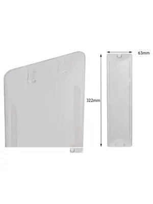 Britannia K240 Cooker Hood Light Diffuser Lens Cover 322mm