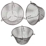 Brown Plastic-Coated Round CCTV Guard with Security Light 11"