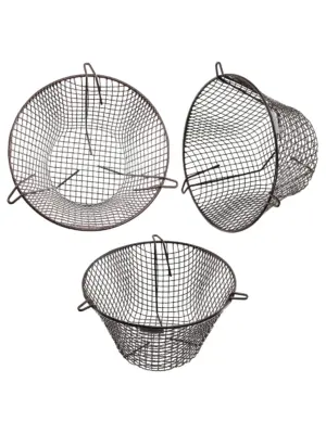Brown Plastic-Coated Round CCTV Guard with Security Light 11"