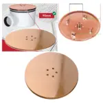 Brushed Copper 110mm Shower Trap Plug Cover with 90mm Tray