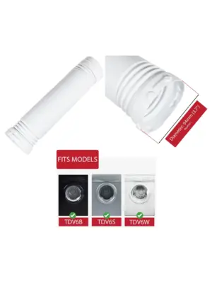 Bush 1.7m Dryer Vent Hose 94mm Pipe for TDV6B/TDV6S/TDV6W