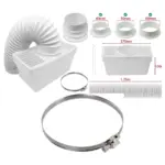 Bush Tumble Dryer Condenser Vent Box & Hose Kit with Screw Clip