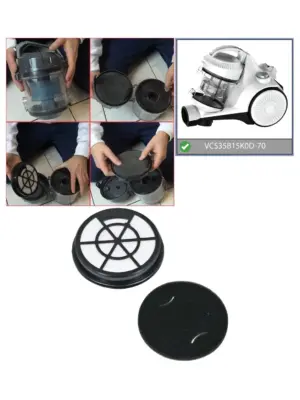 Bush VCS35B15K0D-70 Foam Filter Replacement Kit for Vacuum Cylinder
