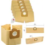 Bush Wet/Dry Vacuum Cleaner Dust Bags – 5 Pack with Freshener Tabs