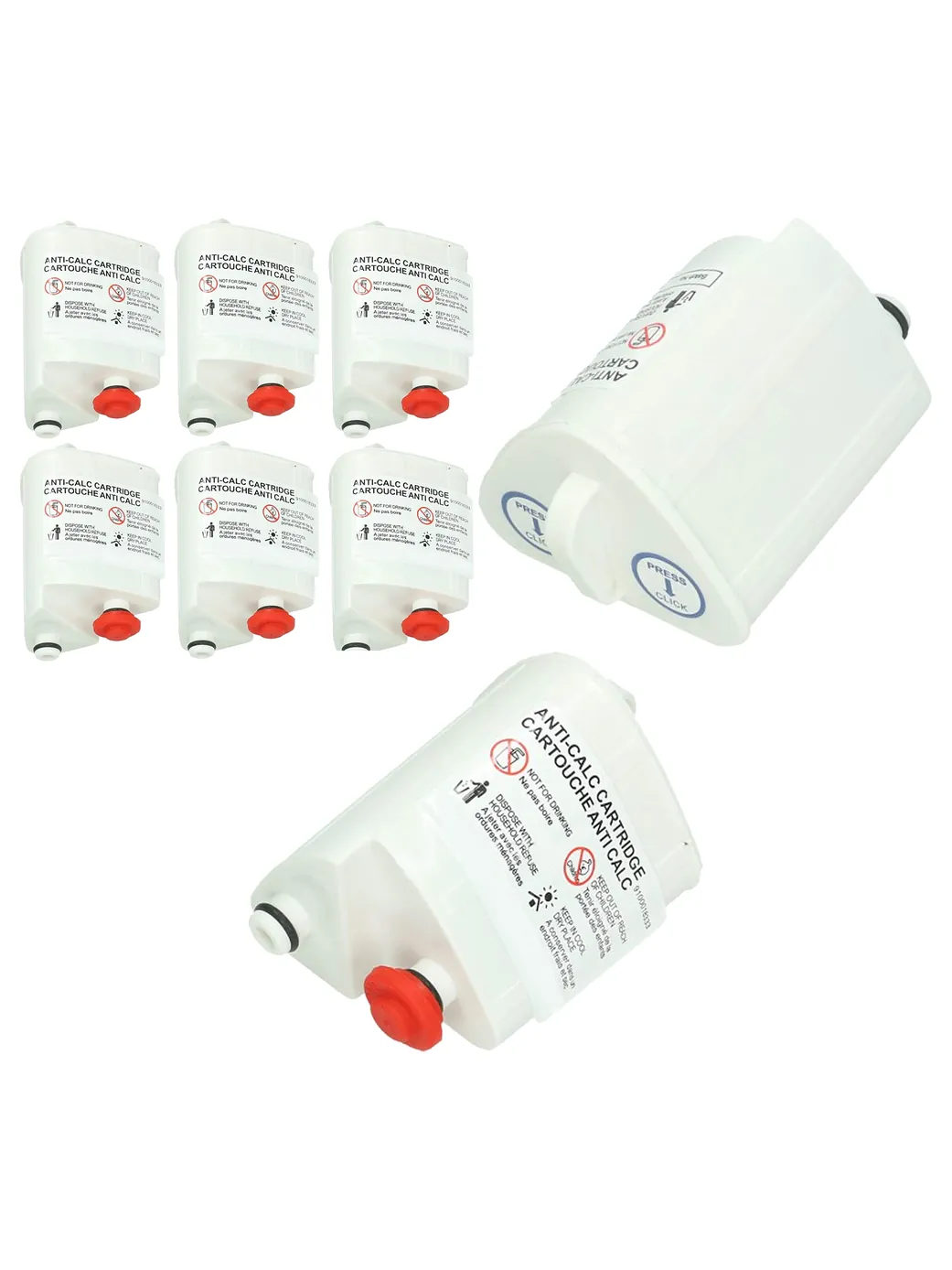 Calor Steam Iron Anti‑Calc Filter Cartridges – Pack of 6