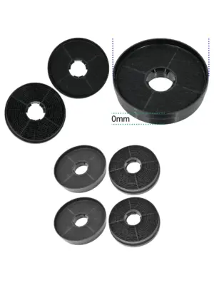 Candy Cooker Hood Carbon Filter – Fits CBT6252B/W/X & CCR6171X, 4 Pack
