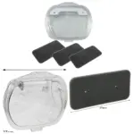Candy Tumble Dryer Water Collector with Door Box & 3 Filters