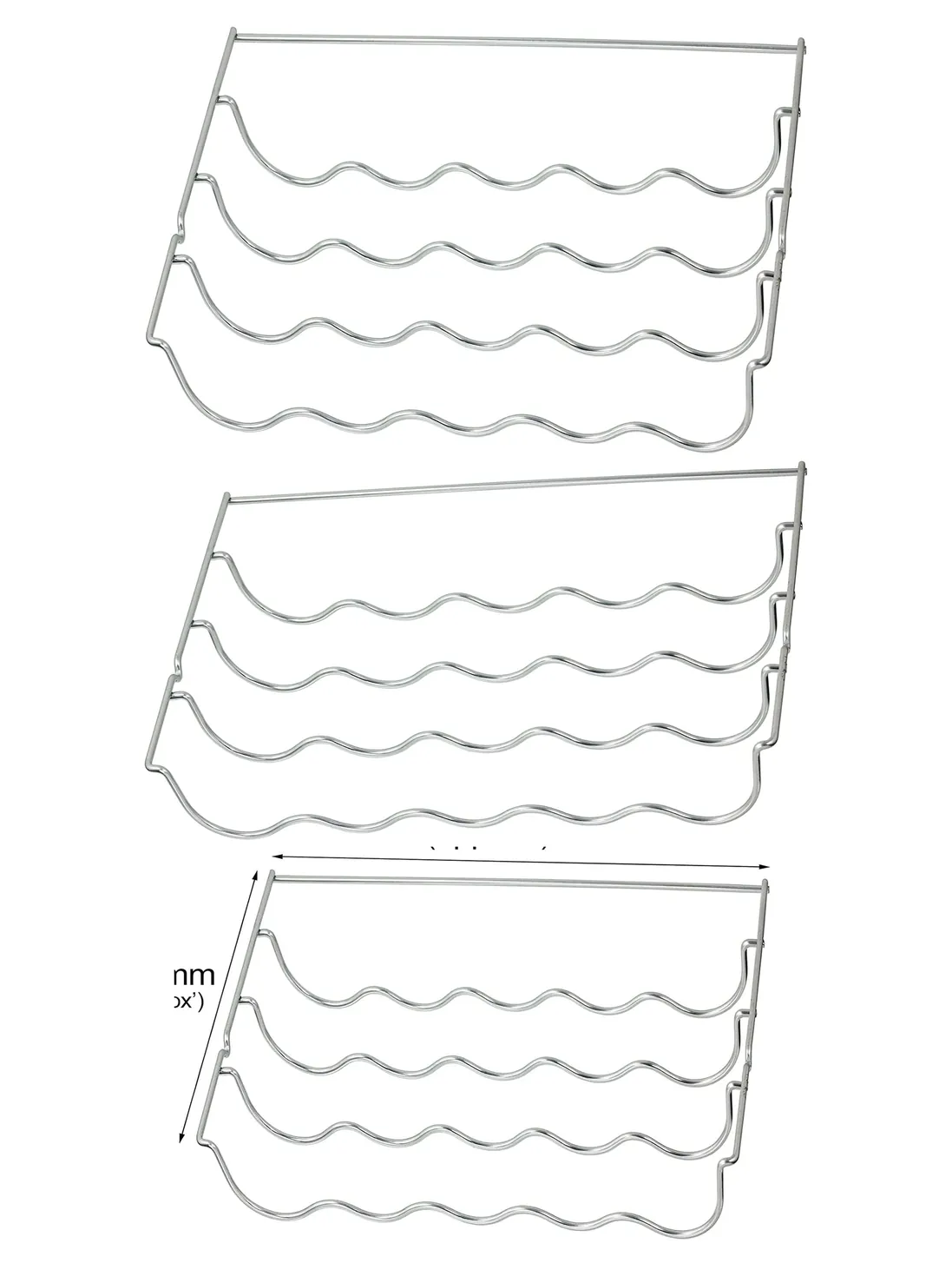 Candy Wine Fridge Shelf Insert – 457×290×70mm Bottle Rack