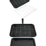 Cannon Adjustable Grill Pan with Detachable Handle & Rack