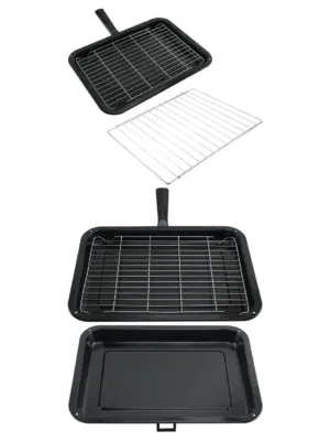 Cannon Adjustable Grill Pan with Detachable Handle & Rack