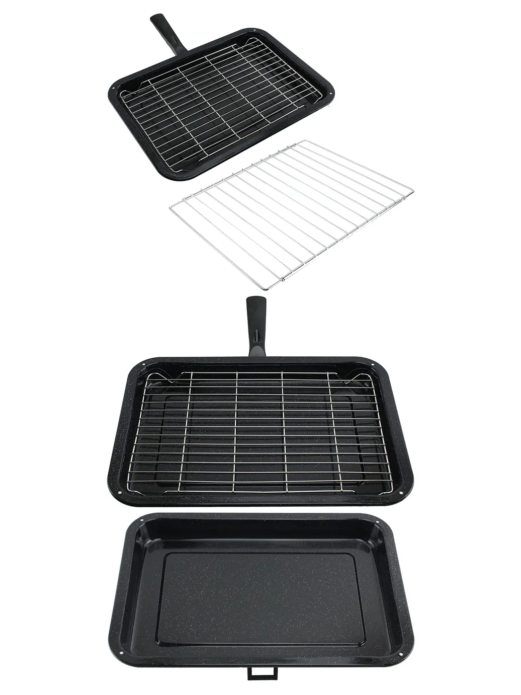 Cannon Adjustable Grill Pan with Detachable Handle & Rack