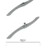 Caple 60cm Lower Dishwasher Spray Arm – Replacement Part for DI627-DI651