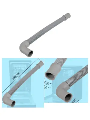 Caple Dishwasher Replacement Drain Hose 21mm x 305mm Internal Pipe
