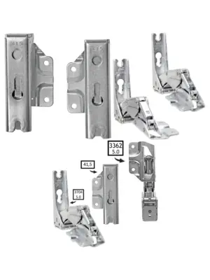 Caple Fridge Door Hinge Set – Integrated Left & Right, Model 3363/3362
