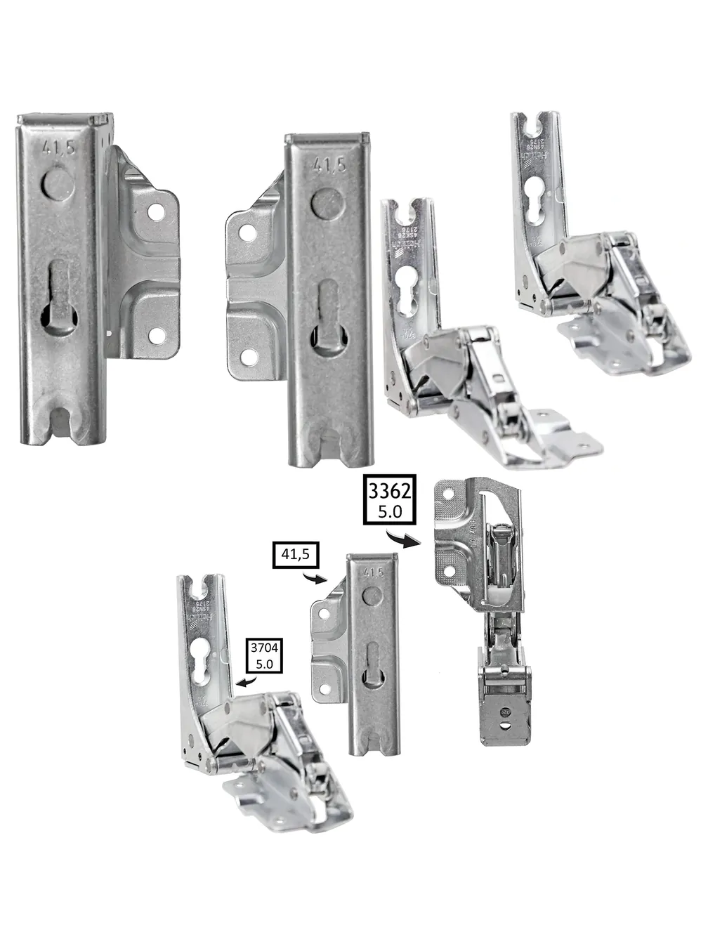 Caple Fridge Door Hinge Set – Integrated Left & Right, Model 3363/3362
