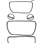 Caple Oven Door Gasket Replacement 430x350mm - Main Cooker Seal
