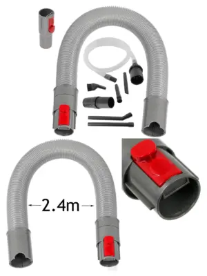 Car Cleaning Kit with Long Quick Release Hose for Dyson V10-V14