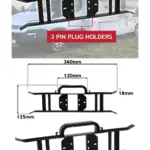 Caravan Cable Bracket with Wire Winder – Motorhome Power Lead Storage