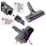 Carbon Fiber Motorhead Brush for Dyson DC61/DC62 Vacuums 949852-05