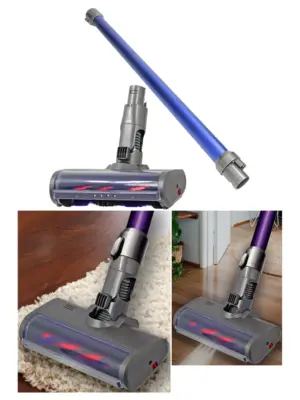Carbon Fibre Floor Brush with Extension Wand for Dyson V6 SV03