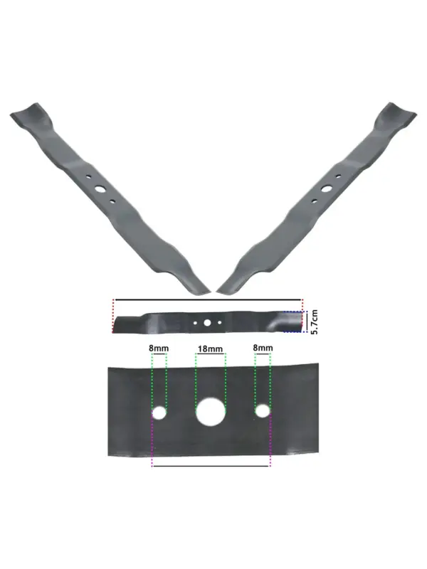 Castel 51cm XC53 Lawn Mower Blade – Fits BS, BSW, GSW