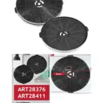 Cata Cooker Hood Charcoal Filter TMFILT4 – 170×25 mm, Pack of 2