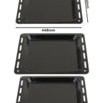 CATA Enamel Baking Tray – 448×360×25 mm Oven Roasting Pan