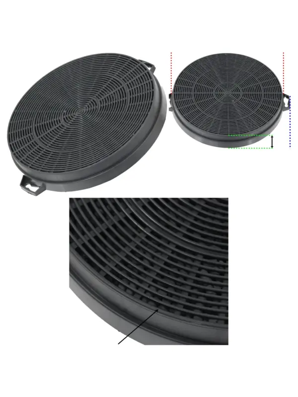 Cata Kitchen Hood Carbon Charcoal Filter for CH60SS, CH70SS & CH90SS