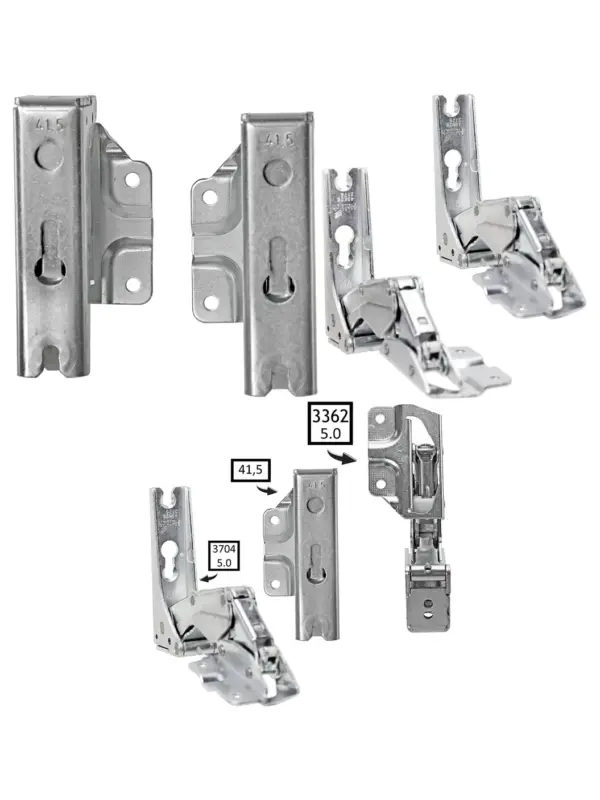 CDA Fridge Door Hinge Set – Integrated Left & Right, Model 3363/3362