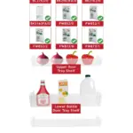 CDA Fridge Door Shelf Replacement – Lower & Upper, fits many models