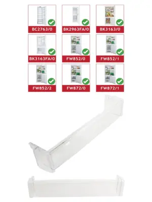 CDA Fridge Lower Door Bottle Shelf – Fits BC2763, BK2963FA, FW852/872