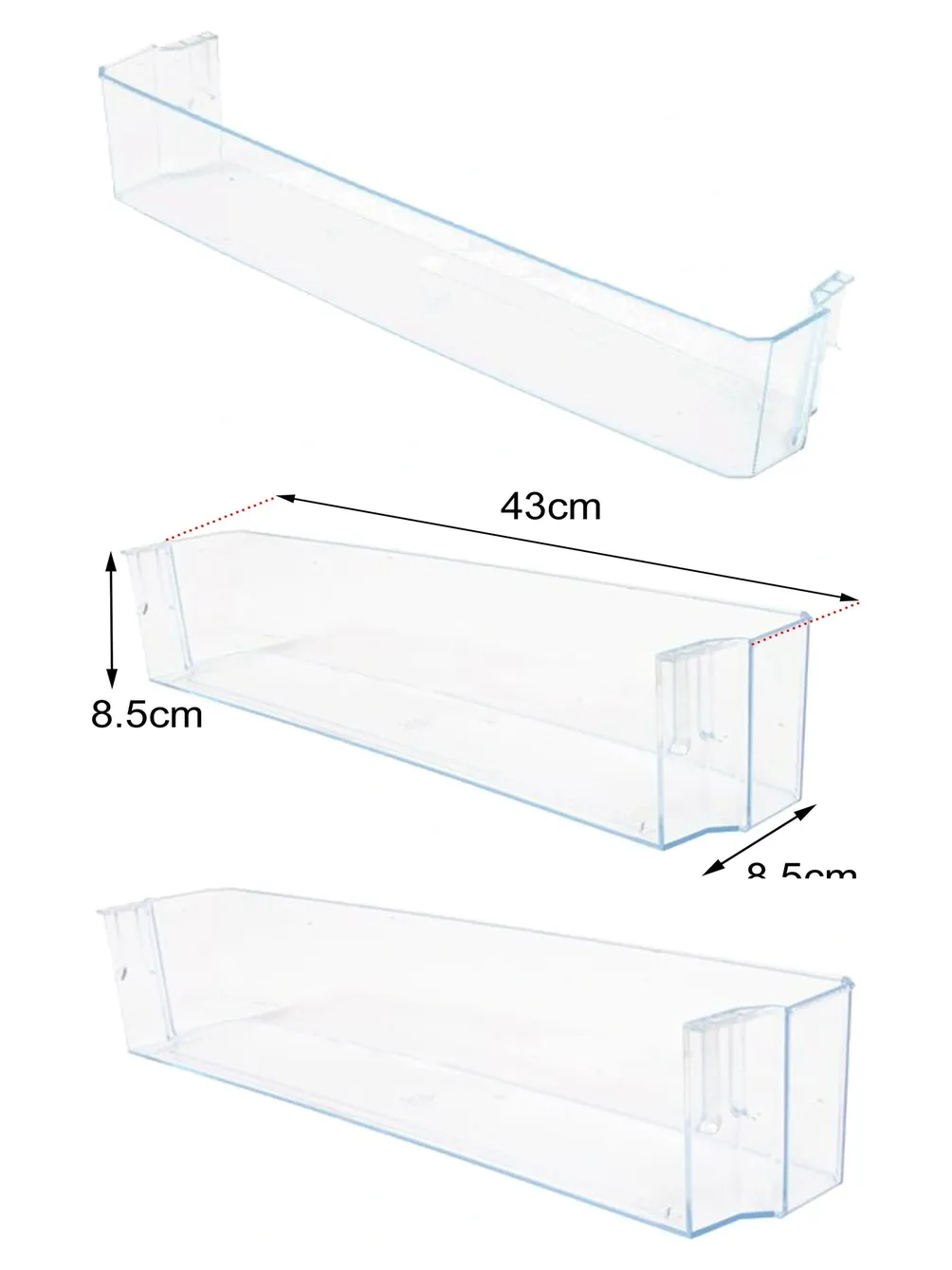 CDA Lower Door Bottle Tray Shelf for FW820IN/FW821 Fridge Freezer