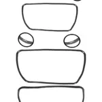 CDA Oven Door Gasket Replacement Seal 430x350mm – Genuine Fit