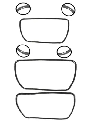 CDA Oven Door Gasket Replacement Seal 430x350mm – Genuine Fit