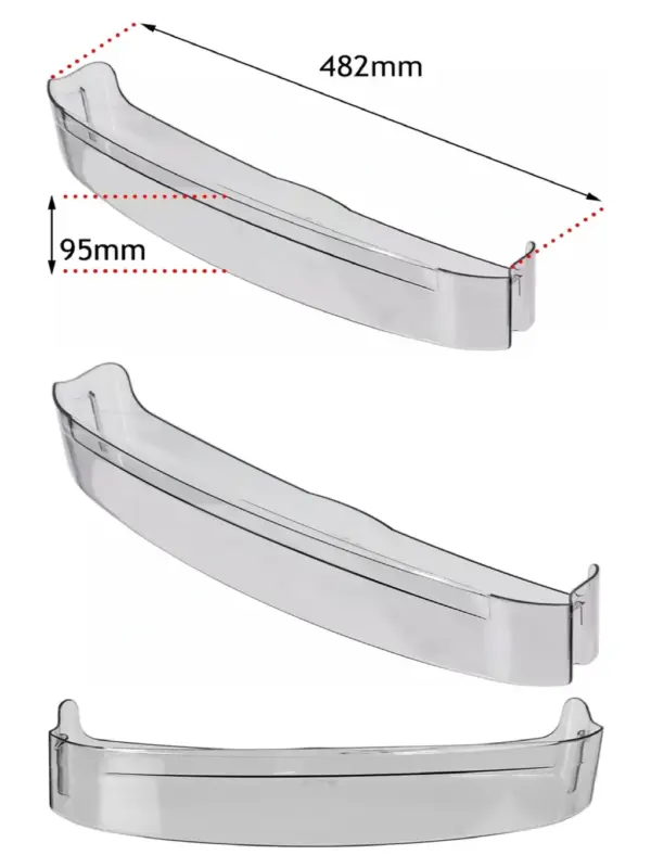 CDA Refrigerator Bottle Organizer & Bar Tray Shelf – FW250