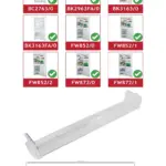 CDA Refrigerator Upper Door Shelf for BC2763, BK2963FA, FW852, FW872