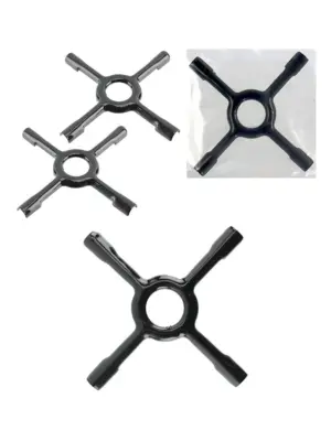Ceramic Gas Stove Trivet Set – 150mm Pan Support for Moka Pots