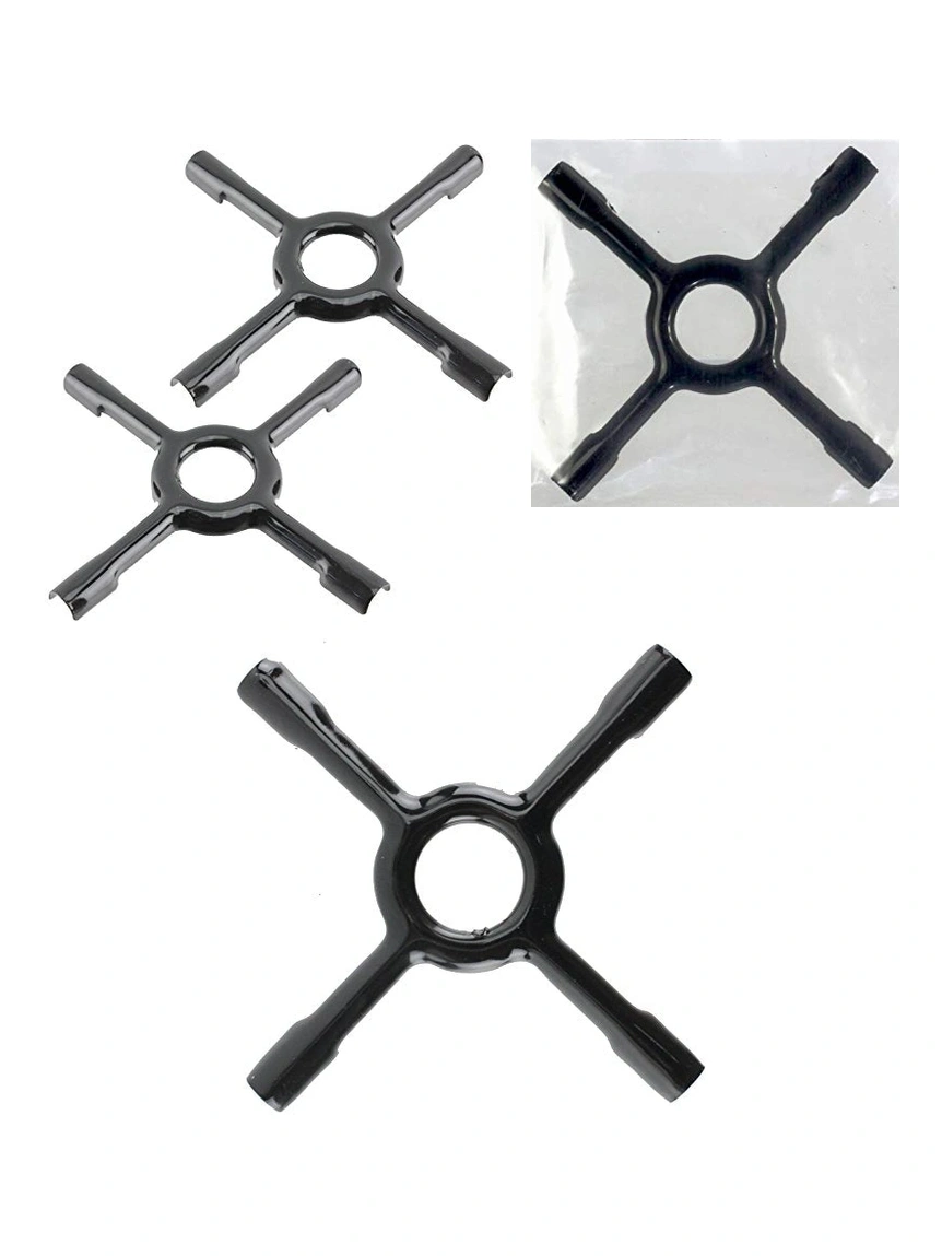 Ceramic Gas Stove Trivet Set – 150mm Pan Support for Moka Pots