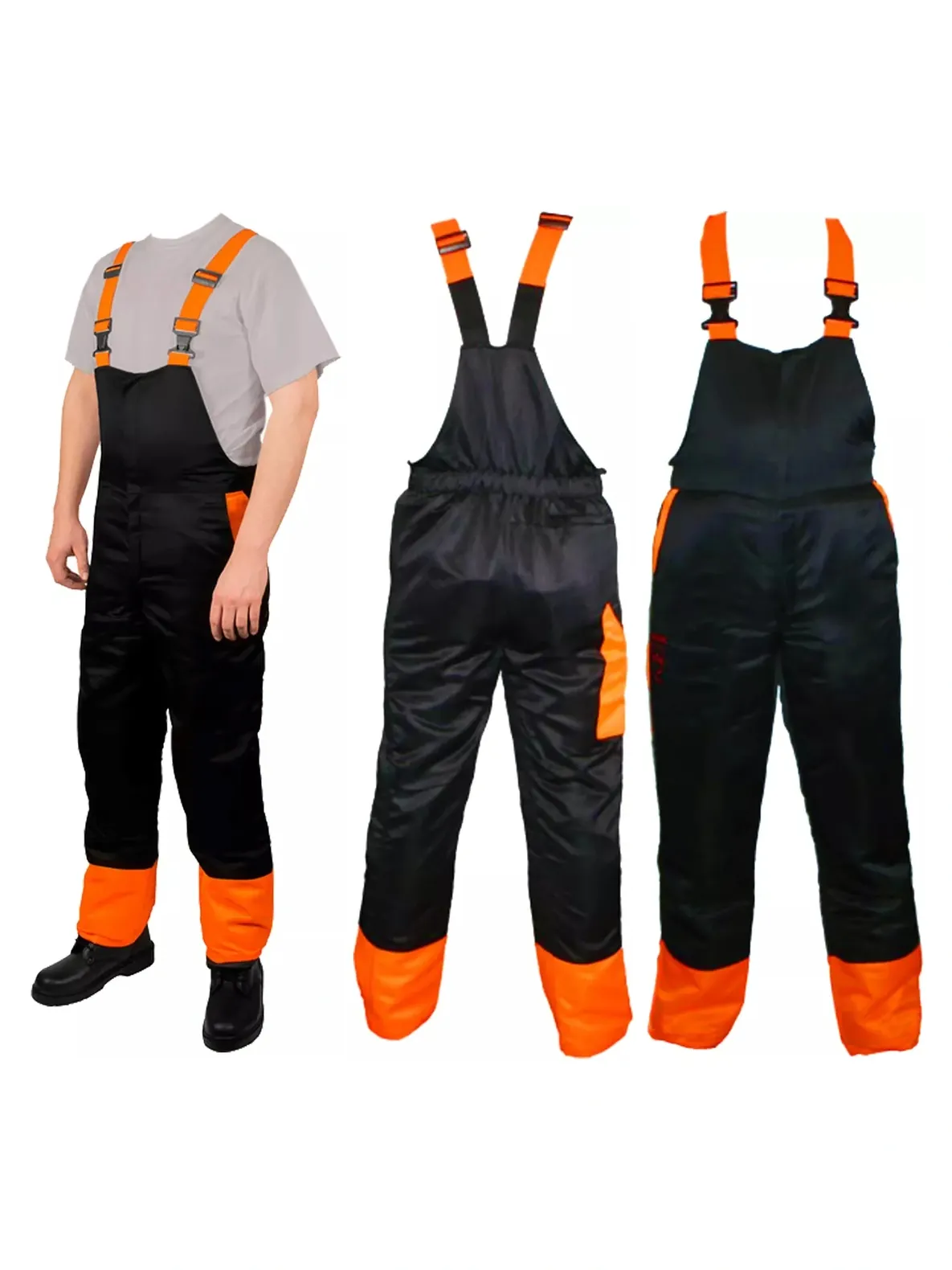 Chainsaw Safety Chaps with Bib Brace – Forestry Pants S-XXL