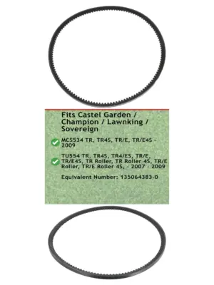 Champion Sovereign MCS534 Lawn Mower Drive Belt – Replacement Part