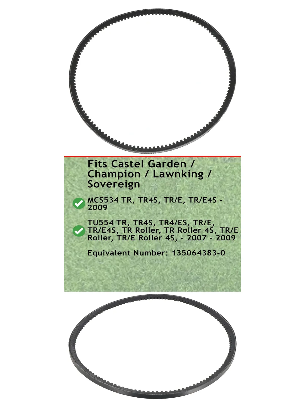 Champion Sovereign MCS534 Lawn Mower Drive Belt – Replacement Part