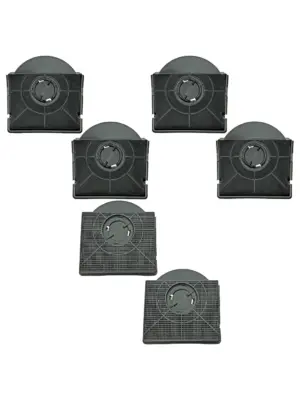 Charcoal Carbon Odour Filter 2‑Pack for Hotpoint HSFX/HTU32 Cooker Hood
