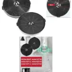 Charcoal Stove Hood Filter 170x25mm - Pack of 2 for Cooker Extractor