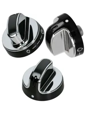 Chrome Gas Stove Knob for Belling Hob Burner Switch 083157007
