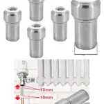 Chrome Push-Fit Radiator Valve 15x10mm Reducing Stem - 4 Pack