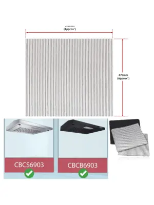 Ciarra Cooker Hood Grease Filter Replacement for CBCS6903 & CBCB6903