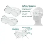 Clear Safety Goggles 2‑Pack Universal Fit Protective Glasses for DIY