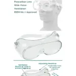 Clear Safety Goggles – Universal Fit Protective Eyewear for Work & DIY