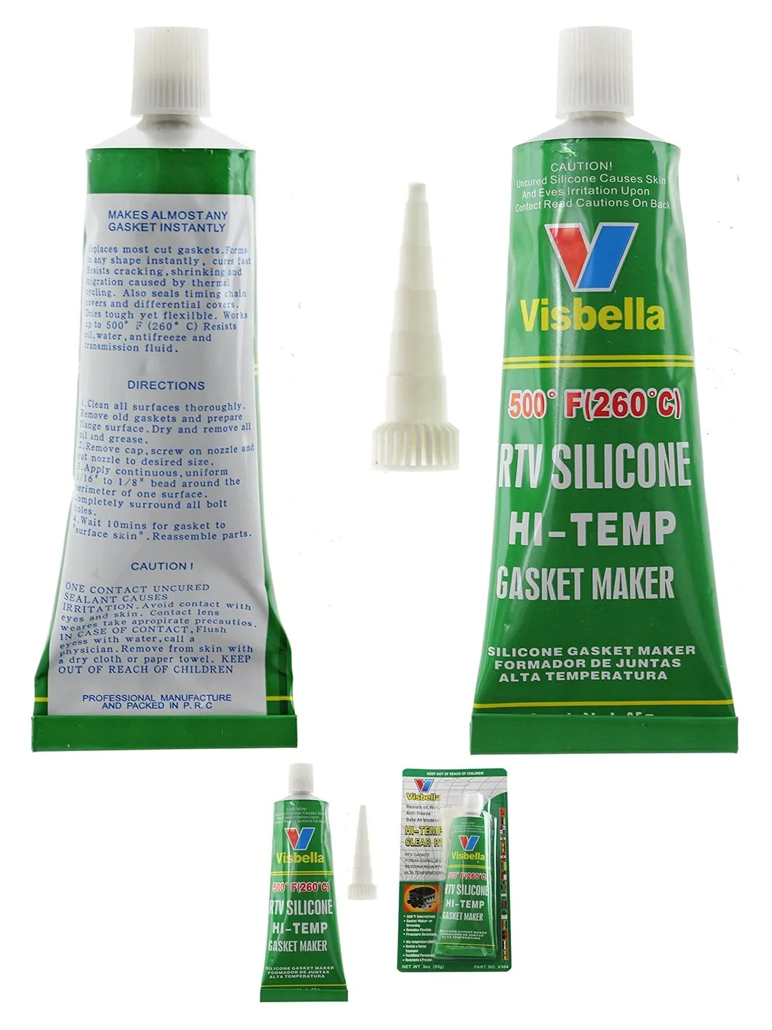 Clear Silicone Engine Gasket Sealant - High Temp